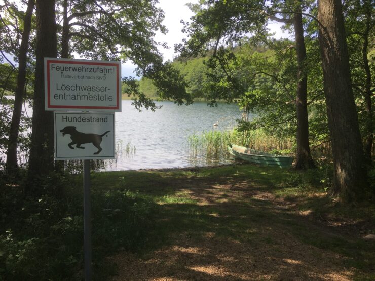 Hundebadestelle Großer Kastavensee Retzow, Foto: Anja Warning