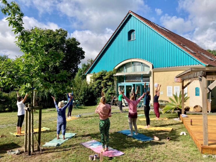 Yoga an der Glashütte, Foto: Susan Jancke, Lizenz: Susan Jancke